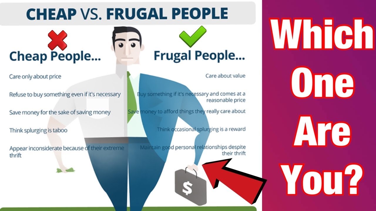 4 Big Differences Between Being Frugal and Cheap - 2024 Guide - Times ...